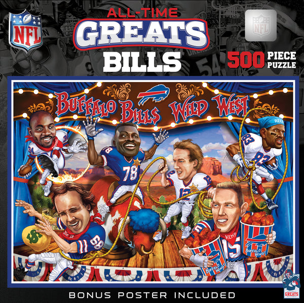 Buffalo Bills - All Time Greats 500 Piece Jigsaw Puzzle