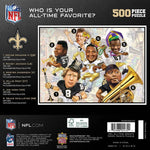 New Orleans Saints - All Time Greats 500 Piece Jigsaw Puzzle
