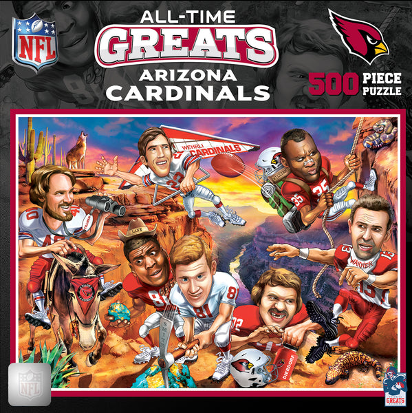 Arizona Cardinals - All Time Greats 500 Piece Jigsaw Puzzle