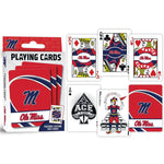 Mississippi (Ole Miss) Rebels - Playing Cards