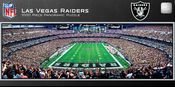 Las Vegas Raiders 1000pc Panoramic Puzzle - Endzone