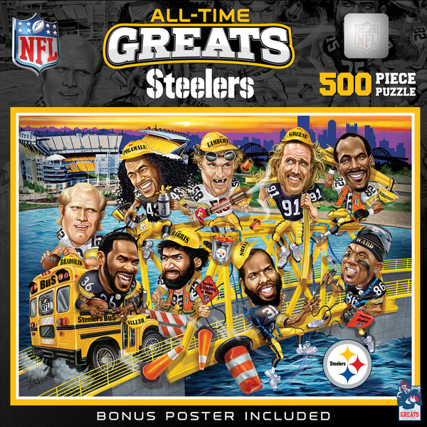 Pittsburgh Steelers - All Time Greats 500 Piece Jigsaw Puzzle