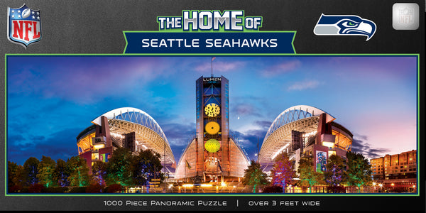 Seattle Seahawks 1000pc Panoramic Puzzle - Stadium View