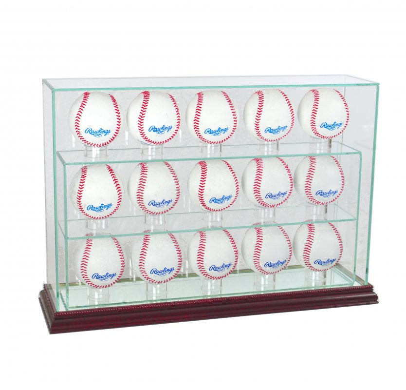 15 Baseball Upright Display Case