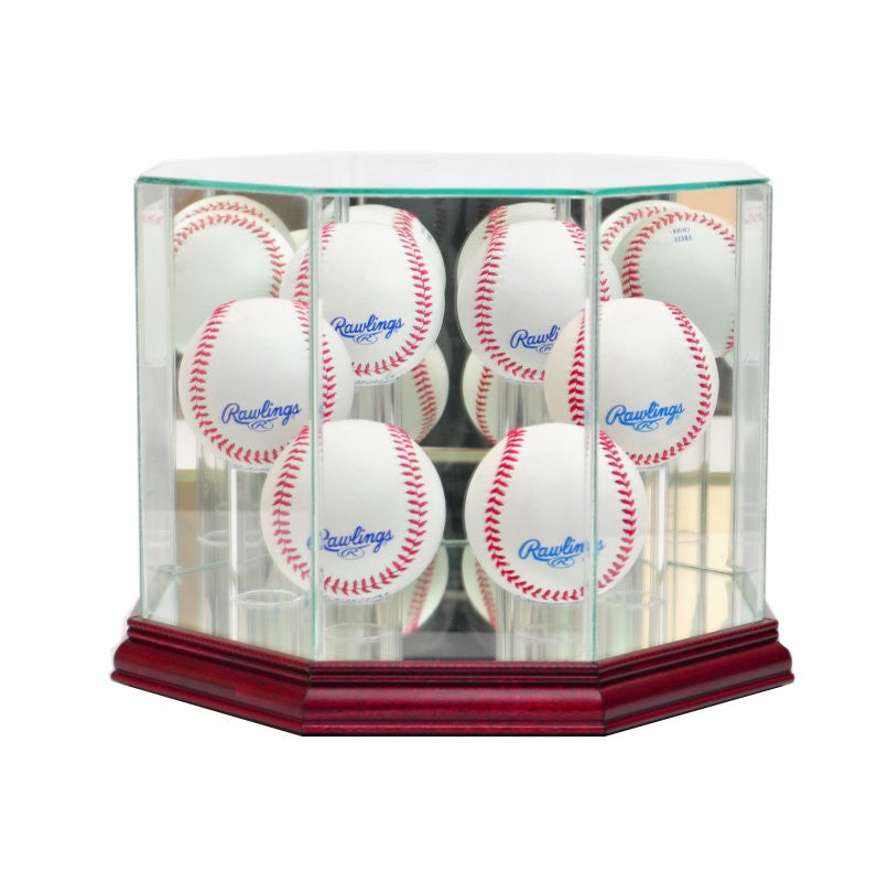 Octagon 6 Baseball Display Case