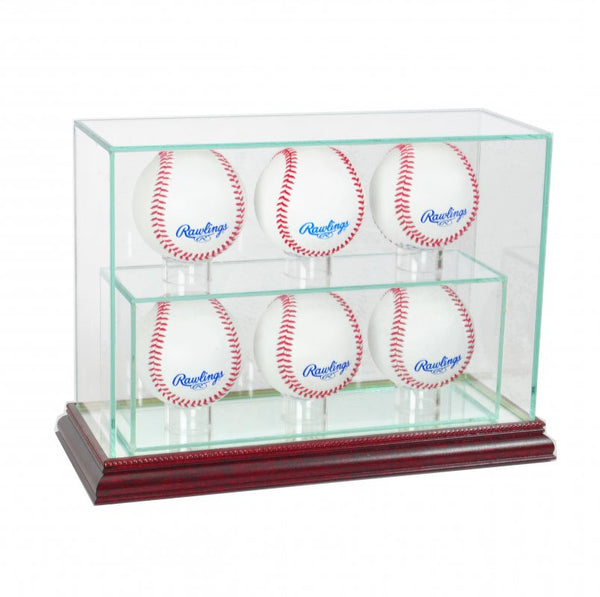 6 Upright Baseball Display Case