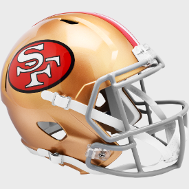 San Francisco 49ers Riddell Speed Throwback 64-95 Replica Full Size Football Helmet