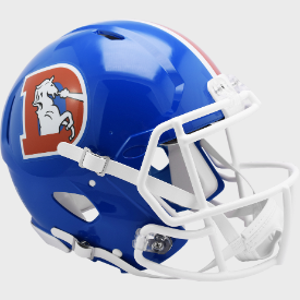Denver Broncos Riddell Speed Throwback 75-96 Authentic Full Size Football Helmet