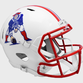 New England Patriots Riddell Speed Throwback 90-92 Replica Full Size Football Helmet