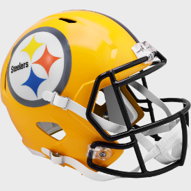 Pittsburgh Steelers Riddell Speed Throwback Gold Full Size Football Helmet
