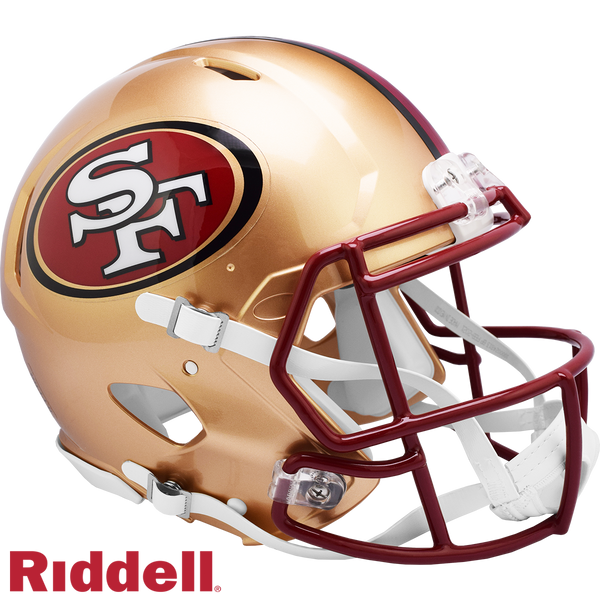 San Francisco 49ers Riddell Speed Throwback 96-08 Authentic Full Size Football Helmet