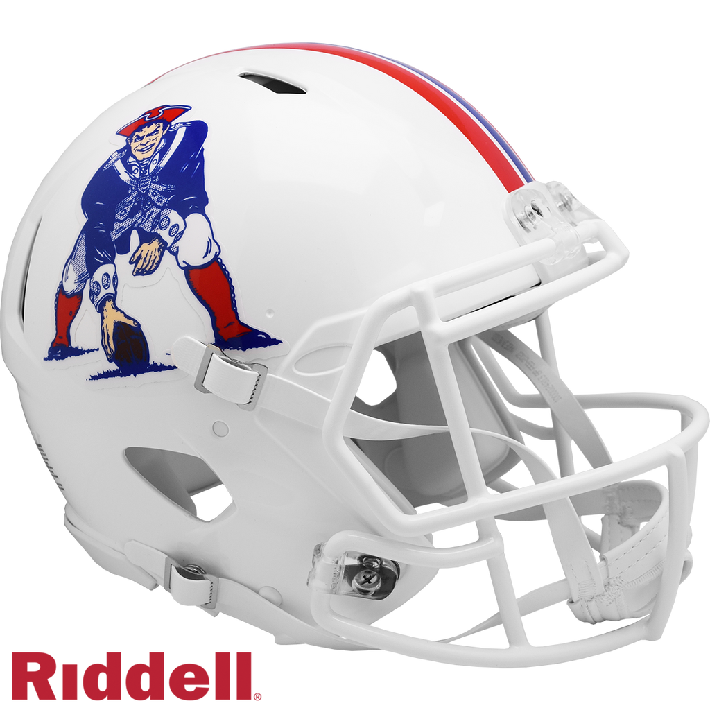 New England Patriots Riddell Speed Throwback 82-89 Authentic Full Size Football Helmet
