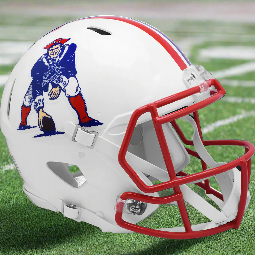 Patriot football deals helmet