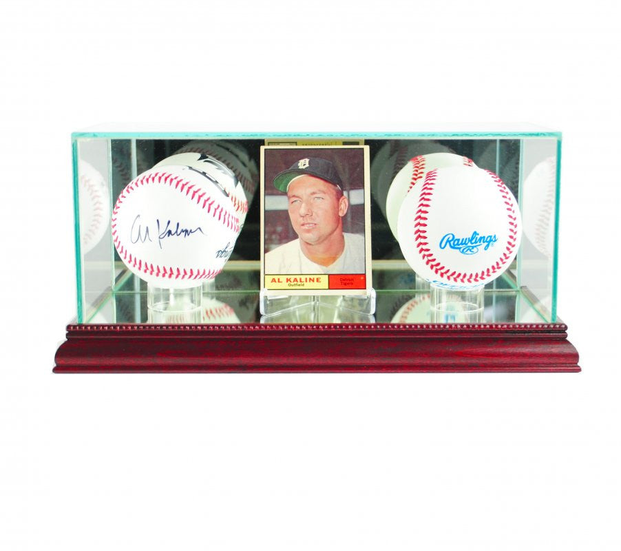 Card and Double Basball Display Case