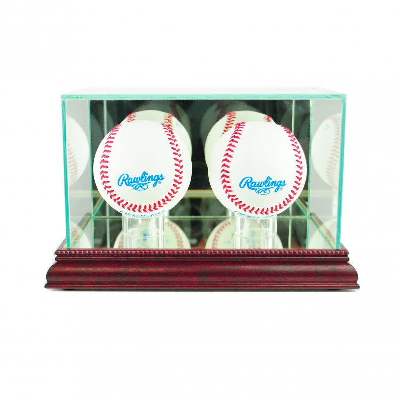 Double Baseball Display Case