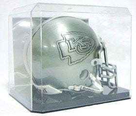 Mini Football Helmet display w/mirrored back