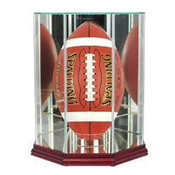 Upright Octagon Football Display Case