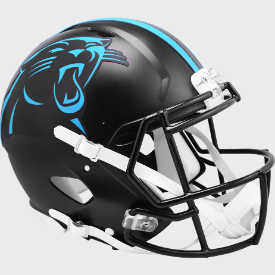 Carolina Panthers On-Field Alternate Riddell Speed Authentic Full Size Football Helmet