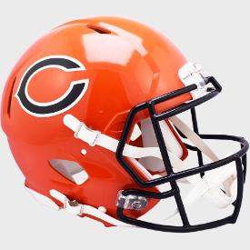 Chicago Bears On-Field Alternate Riddell Speed Authentic Full Size Football Helmet