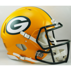 Green Bay Packers Riddell Speed Authentic Full Size Football Helmet