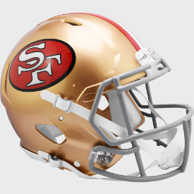 San Francisco 49ers Riddell Speed Throwback 64-95 Authentic Full Size Football Helmet