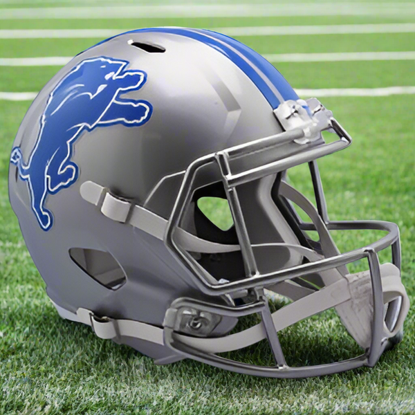 Detroit Lions Riddell Speed Replica Full Size Football Helmet