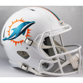 Miami Dolphins Riddell Speed Replica Full Size Football Helmet