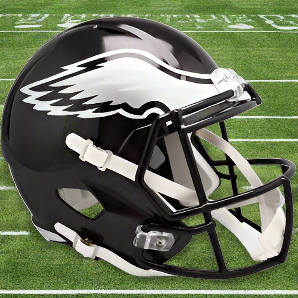 Riddell - Casco de béisbol de los Philadelphia Eagles para coleccionista Riddell - Casco de béisbol de los Philadelphia Eagles para coleccionista