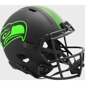 Seattle Seahawks Riddell Speed ECLIPSE Replica Full Size Football Helmet