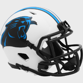 Carolina Panthers Riddell Speed Lunar ECLIPSE Mini Football Helmet