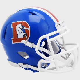 Denver Broncos Riddell Speed Throwback '75-'96 Mini Football Helmet