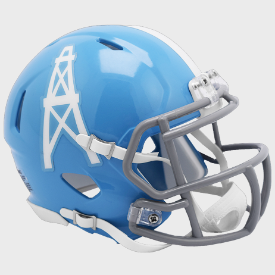 Houston Oilers Riddell Speed Throwback '60-'62 Mini Football Helmet