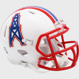 Houston Oilers Riddell Speed Throwback '81-'98 Mini Football Helmet