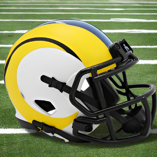 Los Angeles Rams Riddell Speed LUNAR ECLIPSE Mini Football Helmet