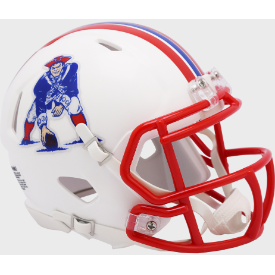 New England Patriots Riddell Speed Throwback '90-'92 Mini Football Helmet