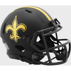New Orleans Saints Riddell Speed ECLIPSE Mini Football Helmet
