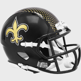 New Orleans Saints Riddell Speed Mini Football Helmet 2022 Alternate