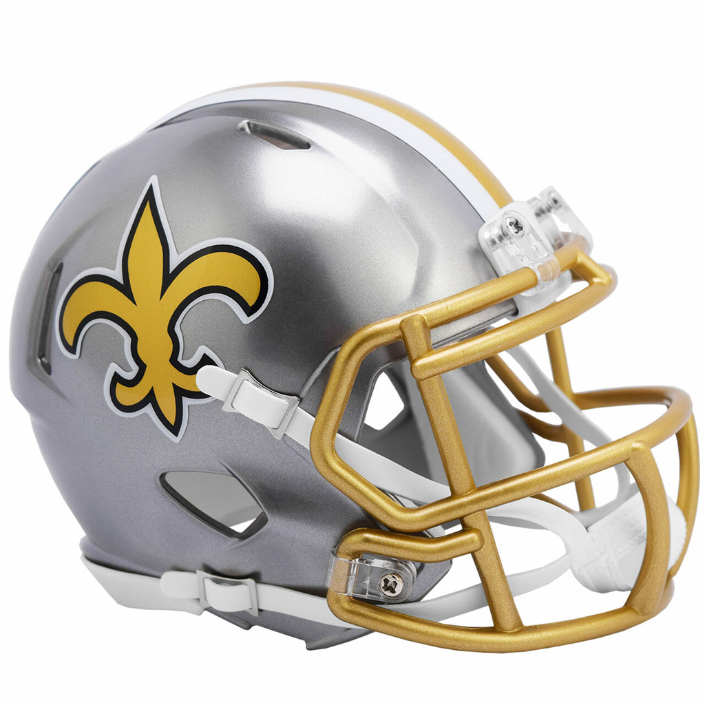 New Orleans Saints Riddell Speed FLASH Mini Football Helmet