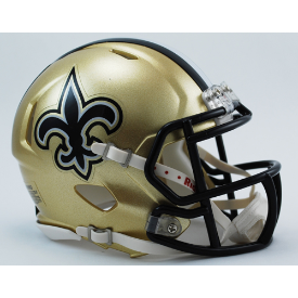 New Orleans Saints Riddell Speed Mini Football Helmet