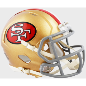 San Francisco 49ers Riddell Speed Throwback '64-'95 Mini Football Helmet