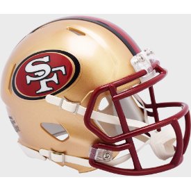 San Francisco 49ers Riddell Speed Throwback '96-'08 Mini Football Helmet