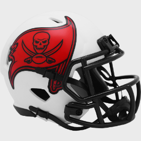 Tampa Bay Buccaneers Riddell Speed LUNAR ECLIPSE Mini Football Helmet