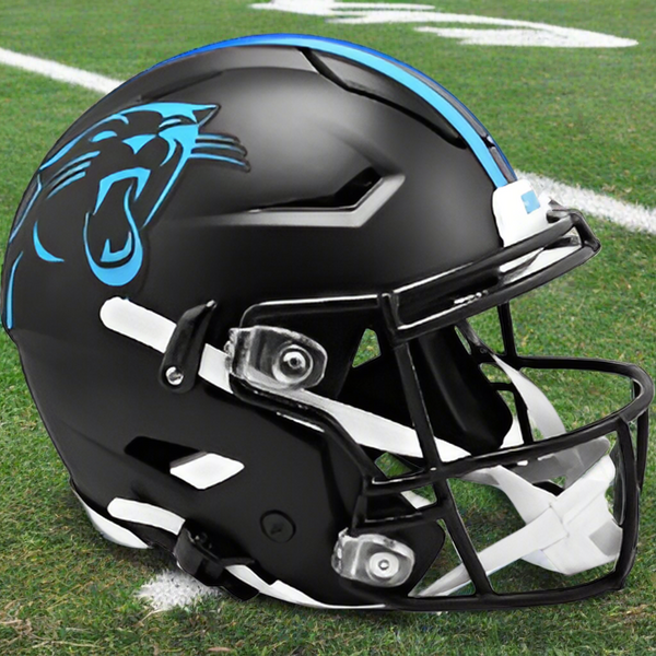 Carolina Panthers 2022 Alternate Riddell SpeedFlex Full Size Authentic Football Helmet