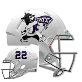 Kansas State Wildcats Willie Wildcats Riddell Speed Authentic Full Size Football Helmet
