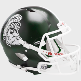 Michigan State Spartans Gruff Sparty Riddell Speed Authentic Full Size Football Helmet