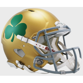 Notre Dame Fighting Irish Shamrock Riddell Speed Authentic Full Size Football Helmet
