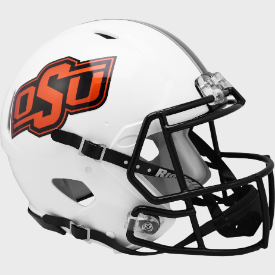 Oklahoma State Cowboys Chrome Decal Riddell Speed Authentic Full Size Football Helmet