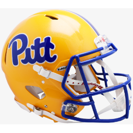 Pittsburgh Panthers Gold Riddell Speed Authentic Full Size Football Helmet