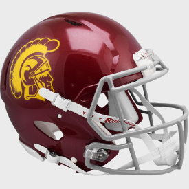USC Trojans Riddell Speed Authentic Full Size Football Helmet