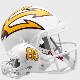 Arizona State Sun Devils White Metallic Riddell Speed Full Size Replica Football Helmet